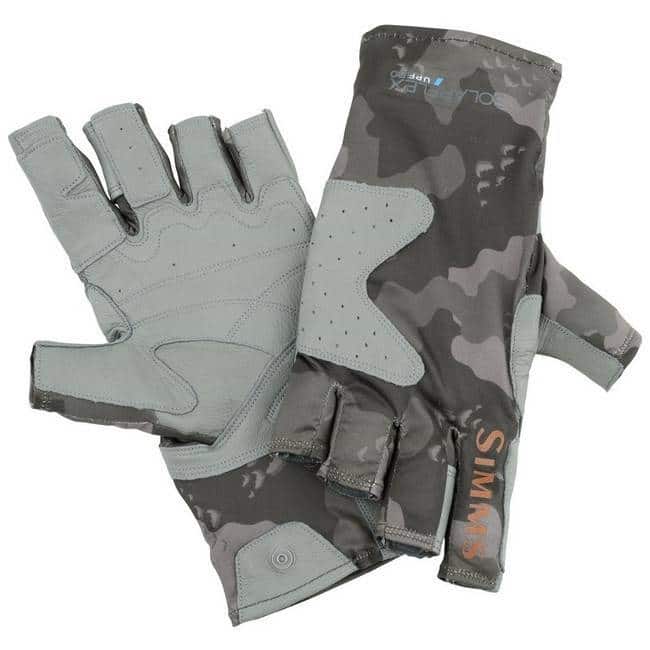 Shimano G.Loomis Moss Camo Fishing Sun Gloves Tech Palm #M