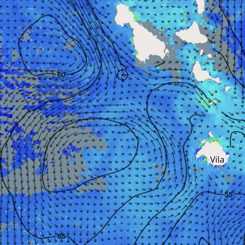 Barometer currents, upwelling and downwelling with chlorophyll all together.