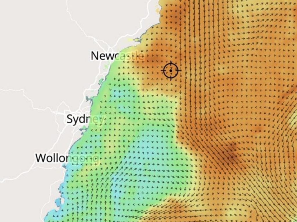 Barometer Water temps off Sydney