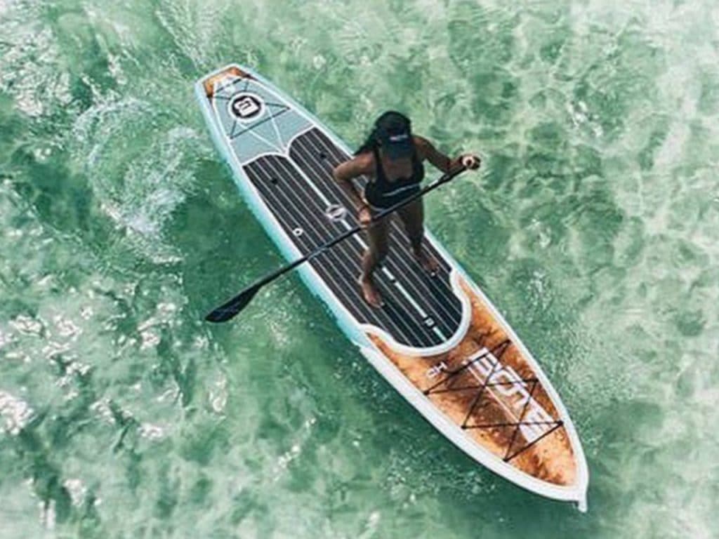 Paddle-boarding