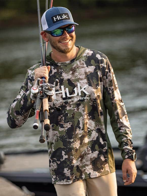 Huk Fishing  Huk Shirts & Hats – Glik's