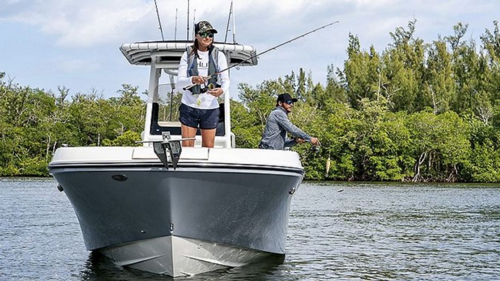 Fishing on Bayliner