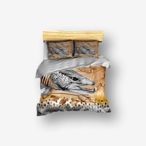 Fish Wreck Brown Trout Bed Sets
