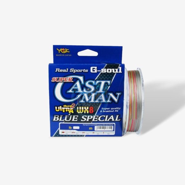 YGK Super Castman Ultra WX8 Blue Special 200m