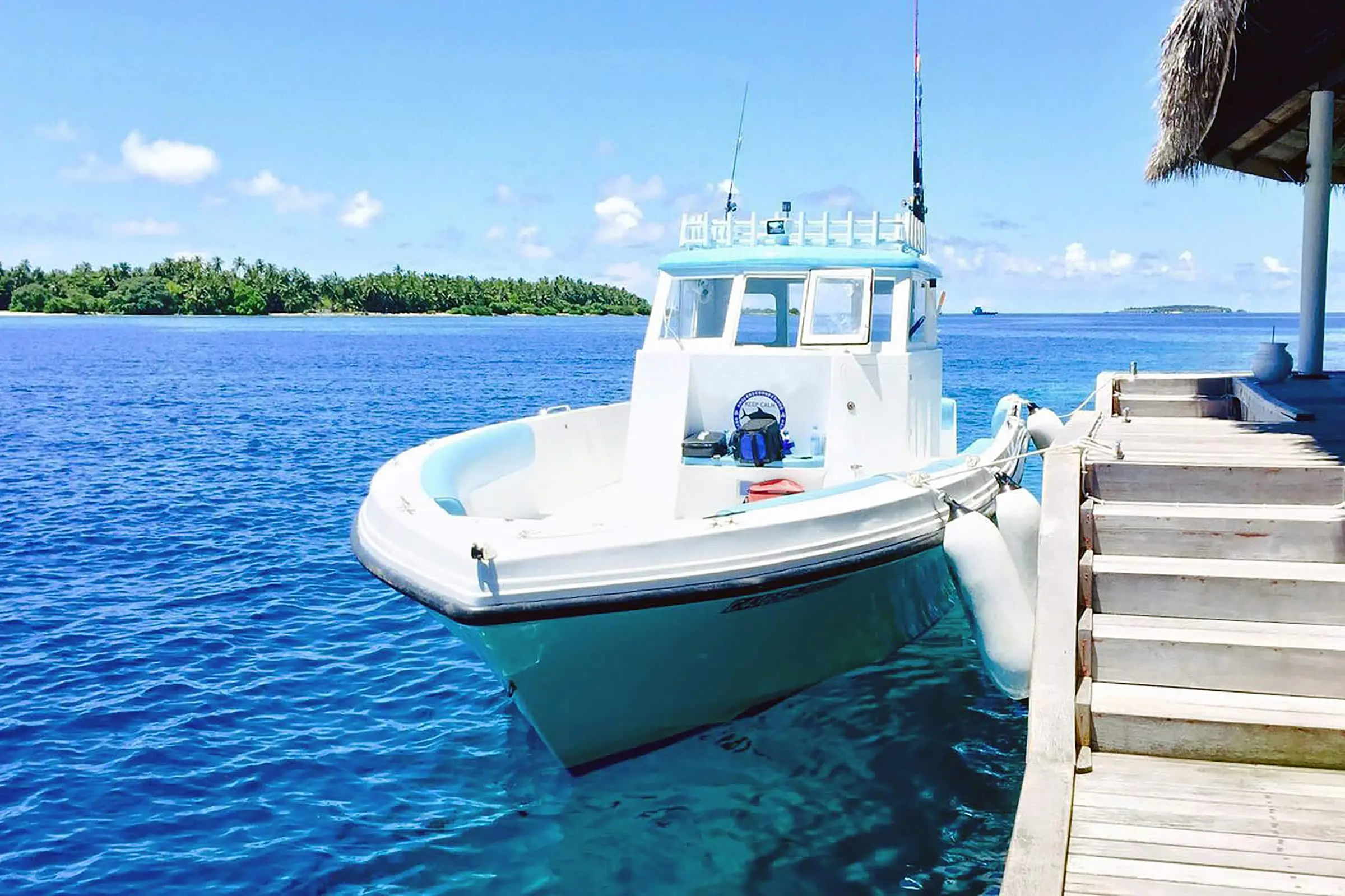 31 foot Gulf Craft Maldives Boat at Jetty