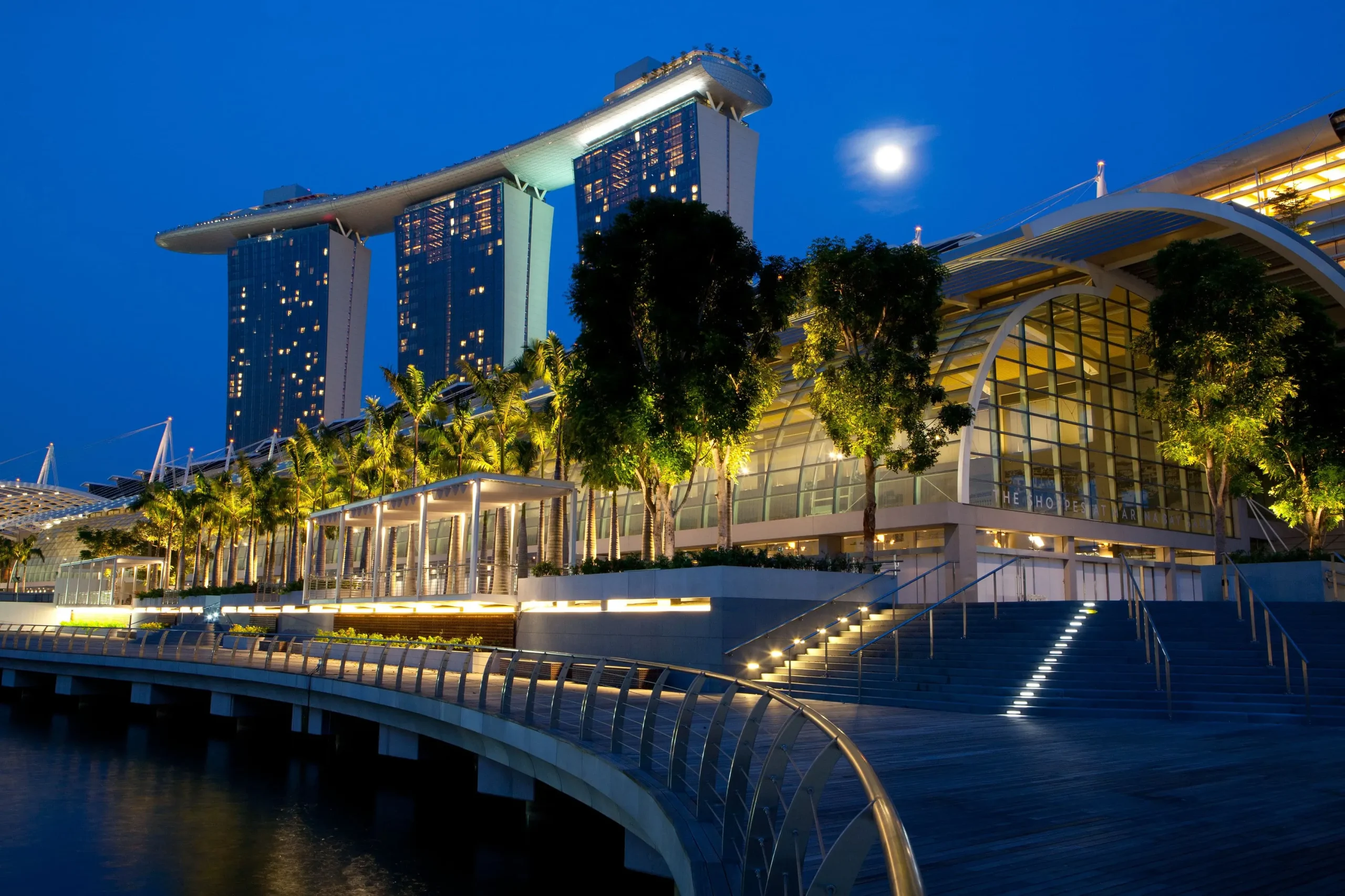 Marina Bay Sands best place at Night